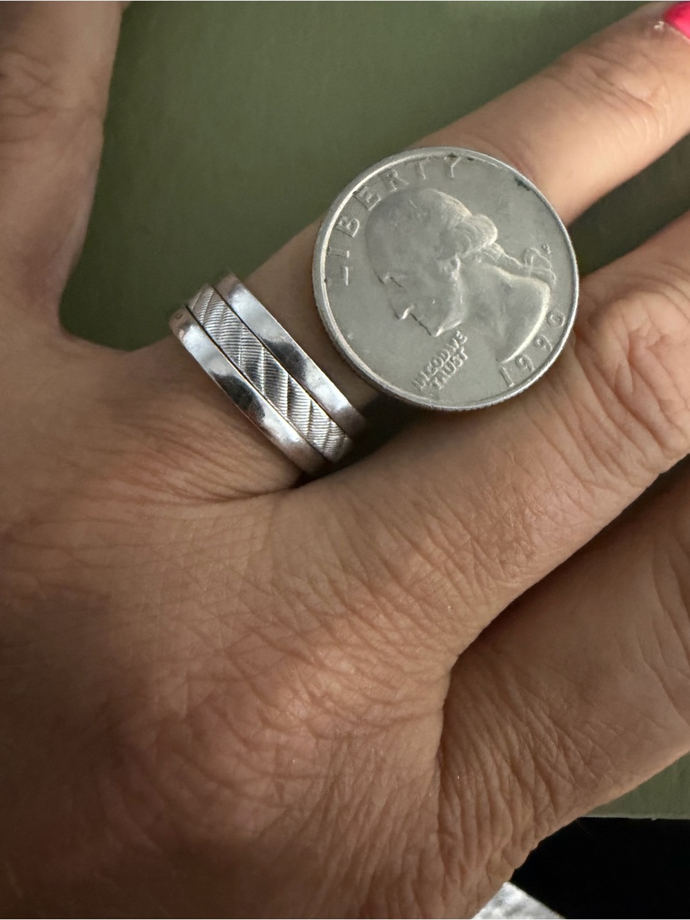 Judith Ripka Sterling Silver Stackable Ring Set - Picture 5 of 7